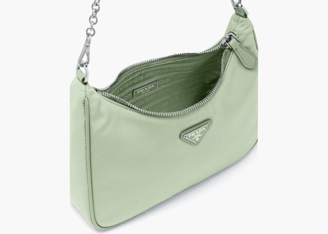 Prada Re-Edition 2005 Re-Nylon Bag Aqua in Re-Nylon with Silver-tone - US