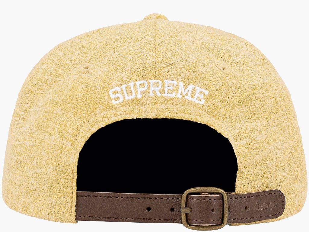 Supreme Terry S Logo 6-Panel Yellow | Hype Clothinga