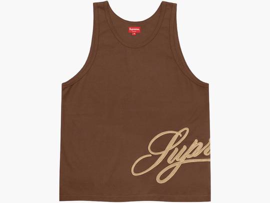 Supreme Drops on X: Supreme Hanes Tagless Tank Top in olive color