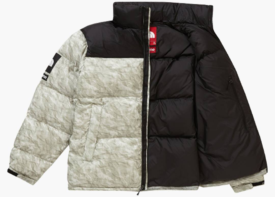 Supreme X The North Face Paper Print Nuptuse Jacket