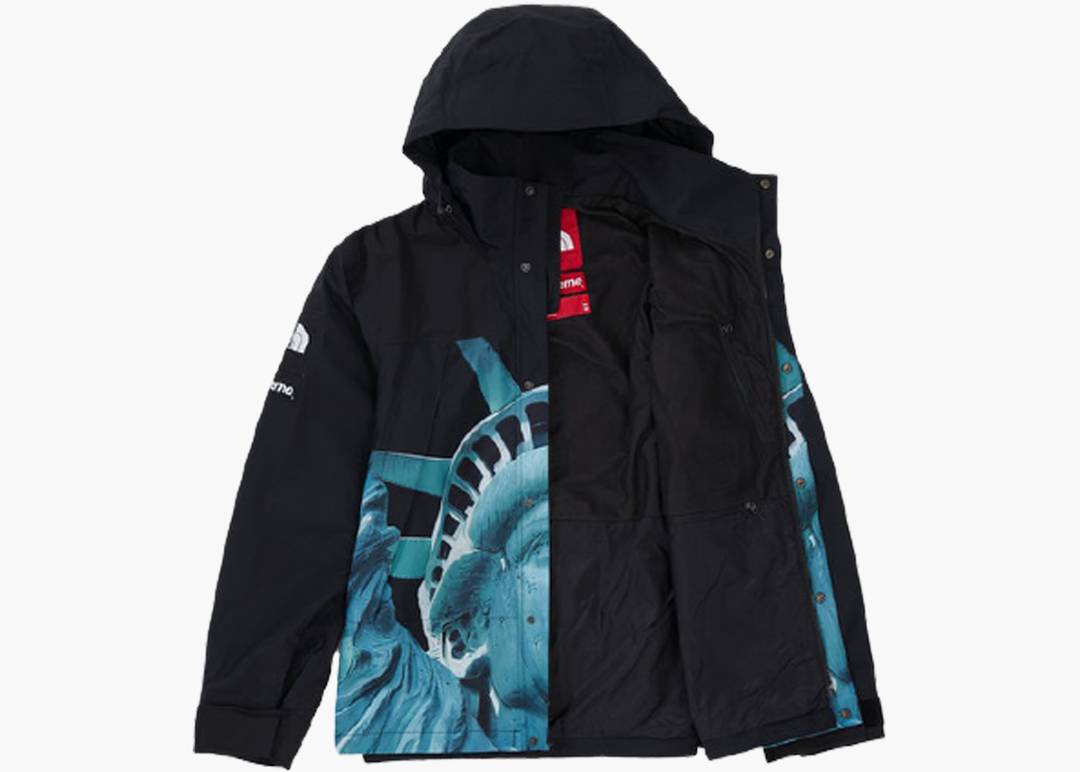 Supreme X TNF Statue Of Liberty Jacket Black | Hype Clothinga Supreme X TNF Statue Of Liberty Jacket Black | Hype Clothinga