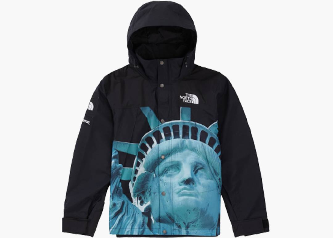 Supreme X TNF Statue Of Liberty Jacket Black | Hype Clothinga