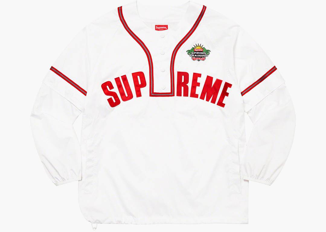 Snap-Off Sleeve L/S Baseball Top Supreme