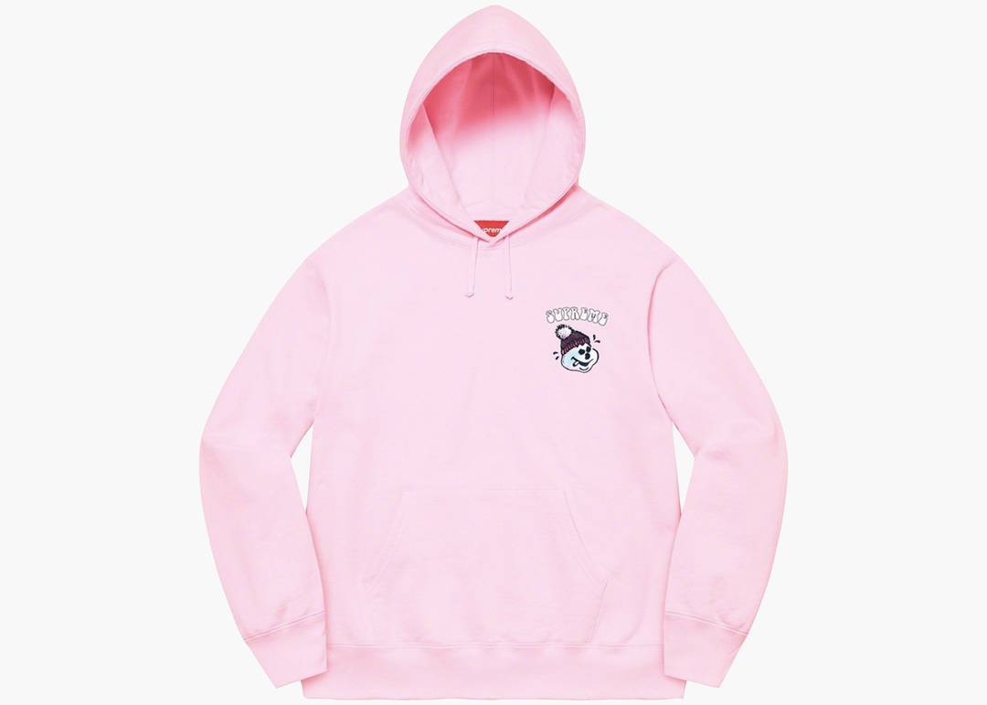 Supreme Snowman Hooded Sweatshirt Light Pink | Hype Clothinga