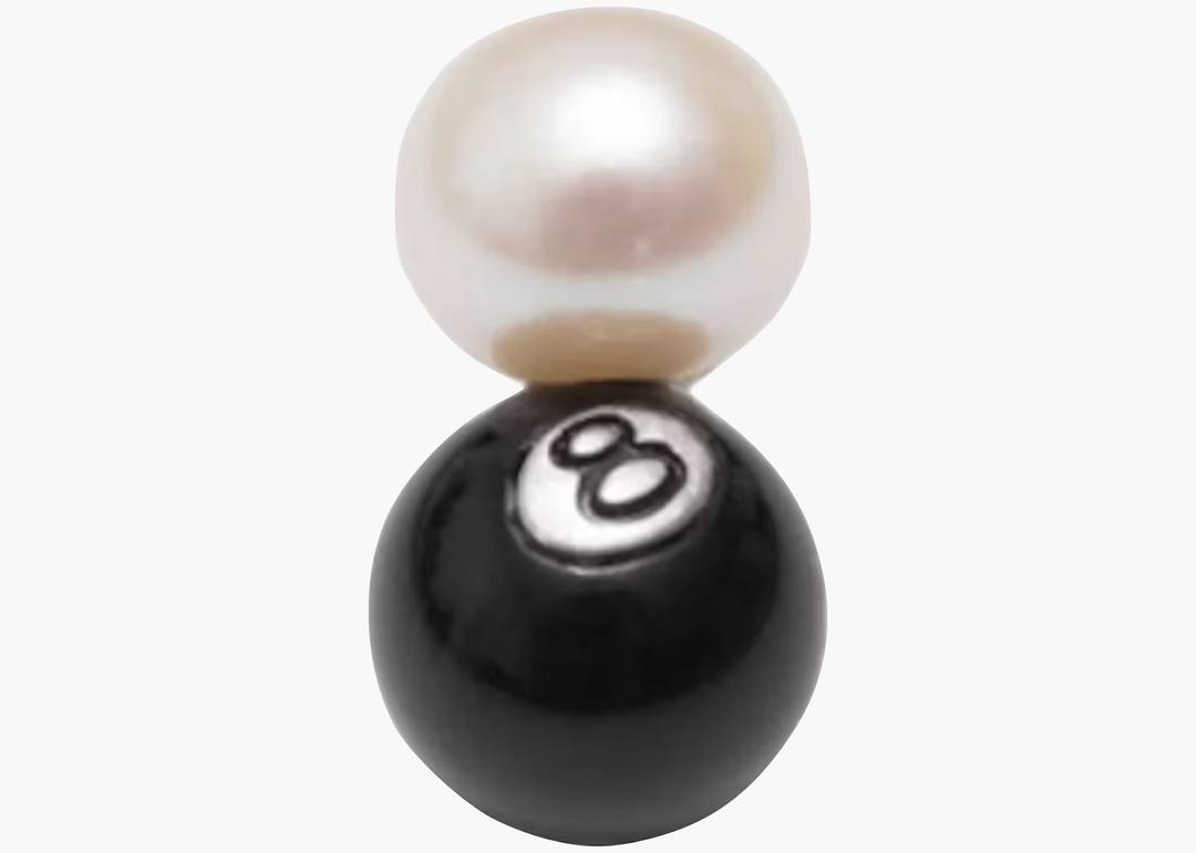 Stussy 8 Ball Earring Sterling Silver | Hype Clothinga Stussy 8 Ball Earring Sterling Silver | Hype Clothinga