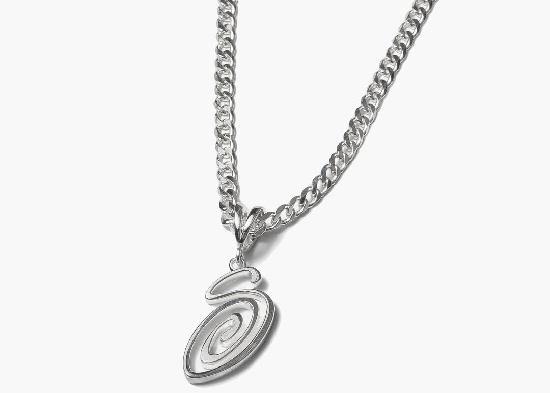 Stussy Swirly S Chain Sterling Silver - SS24 - US|ネックレス Stussy Swirly S Chain Sterling Silver - SS24 - US|ネックレス