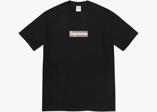 Supreme Burberry Box Logo Tee Black | Hype Clothinga Supreme Burberry Box Logo Tee Black | Hype Clothinga