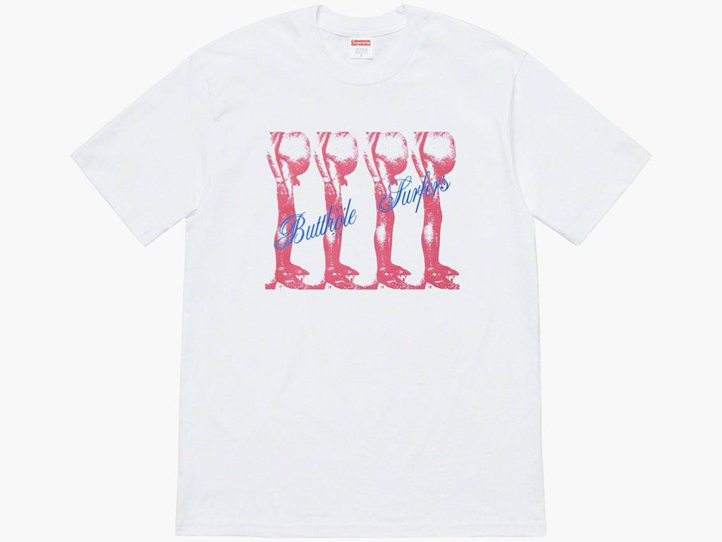 Supreme / Butthole Surfers Tee White | Hype Clothinga