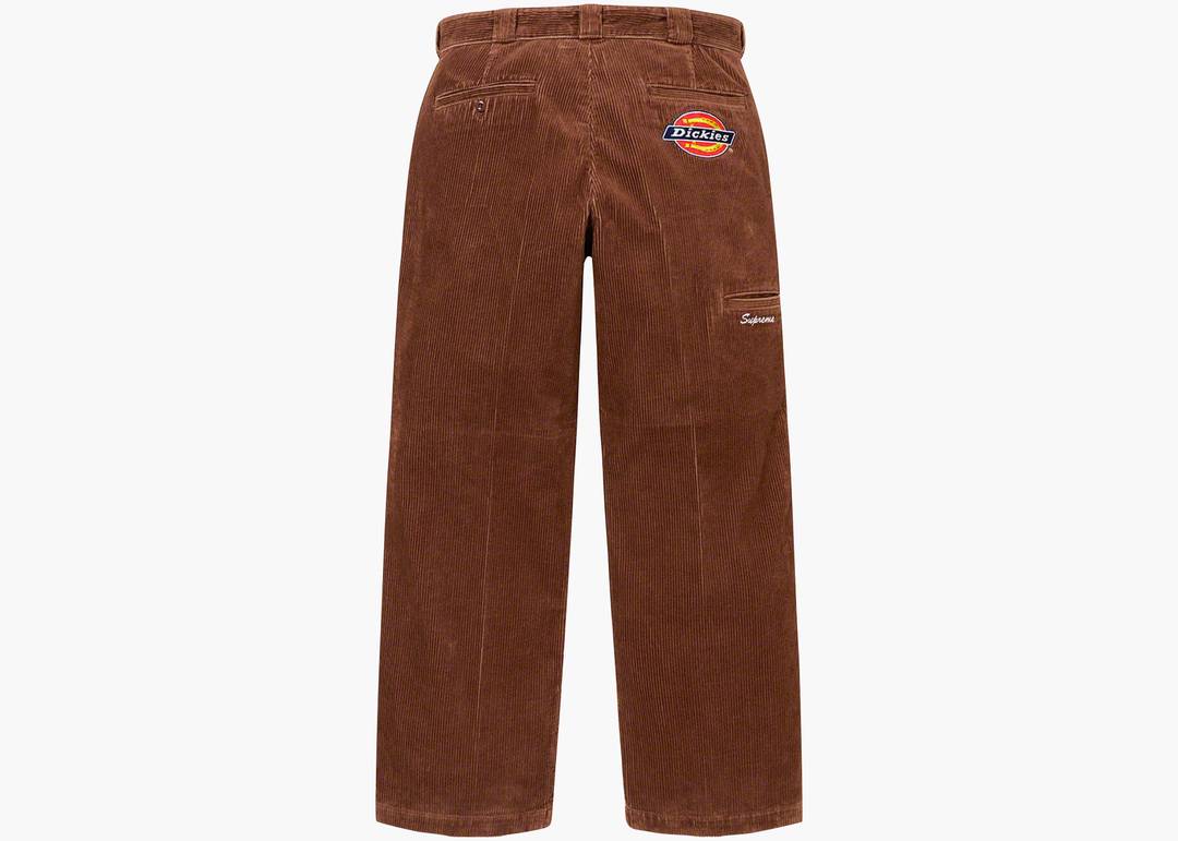 Supreme Dickies Double Knee Corduroy Work Pant Brown | Hype