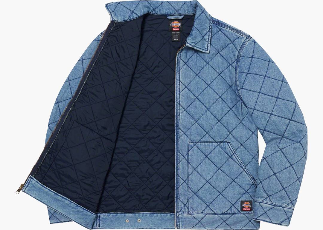 Supreme Dickies Quilted Work Jacket Denim | Hype Clothinga