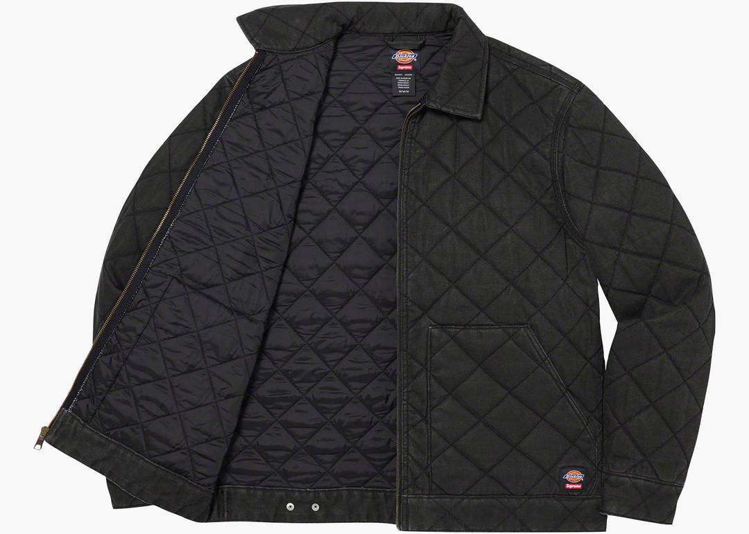 Supreme Dickies Quilted Work Jacket Black | Hype Clothinga