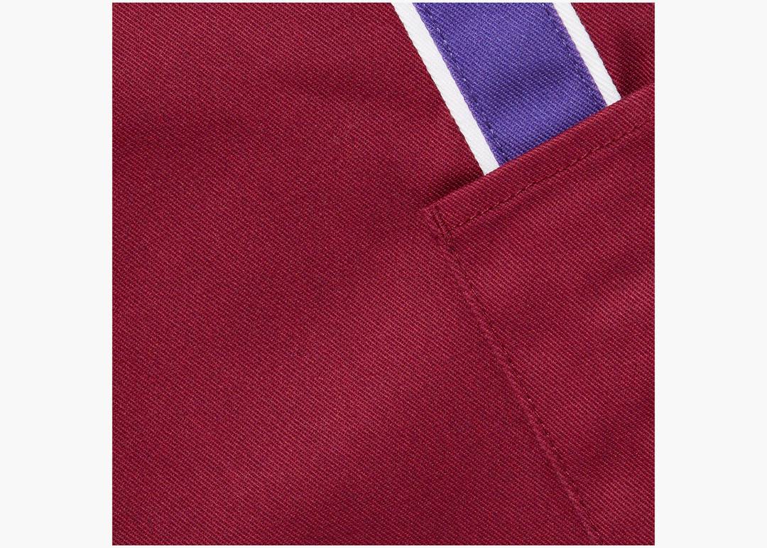 Supreme Dickies Stripe Eisenhower Jacket Maroon | Hype Clothinga