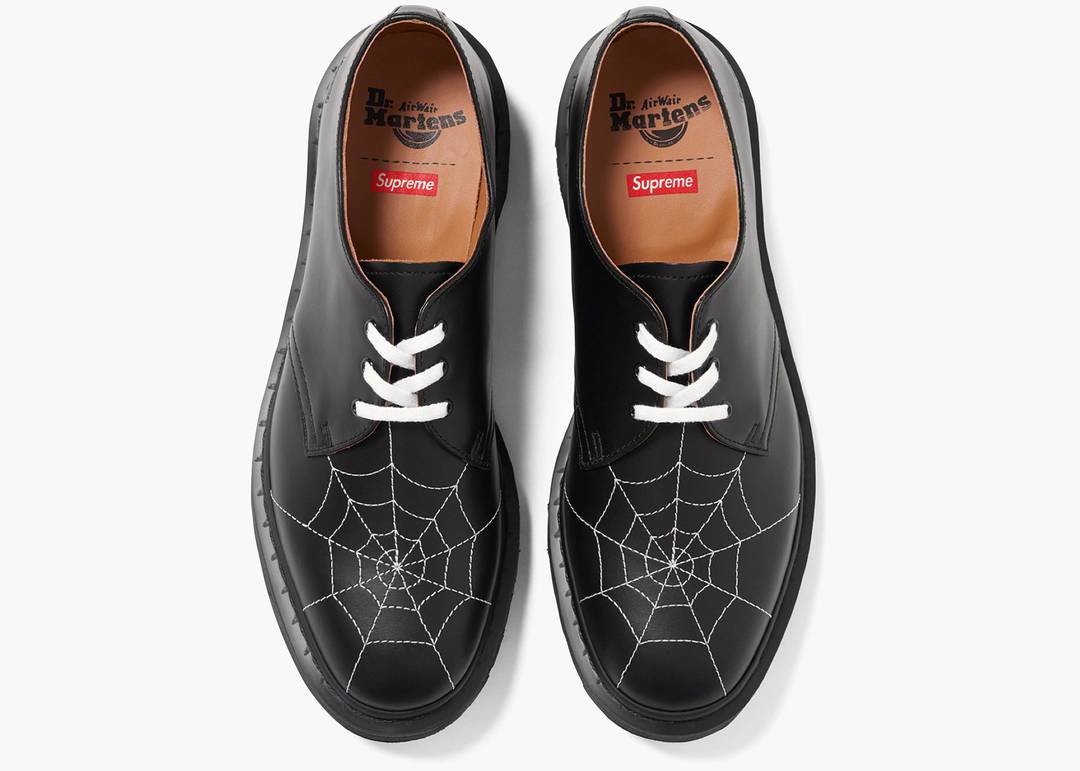 Supreme/Dr. Martens Spiderweb 3-Eye Shoeカラーブラック