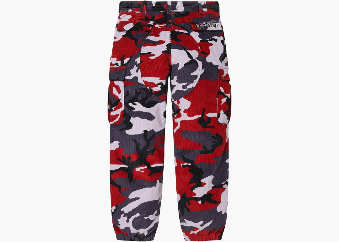 Supreme Nike Arc Corduroy Cargo Pant Red Camo | Hype Clothinga