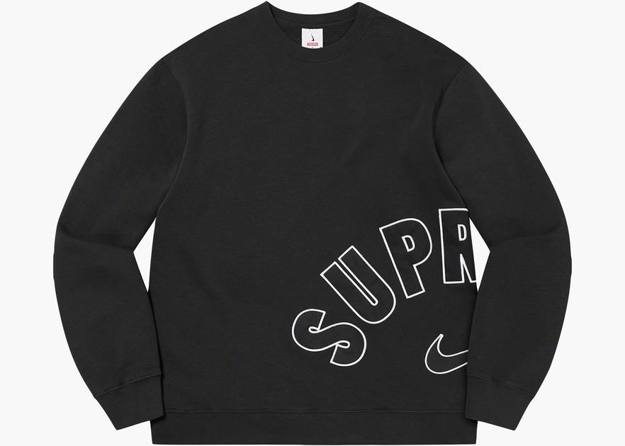 Supreme Nike Arc Crewneck Black | Hype Clothinga
