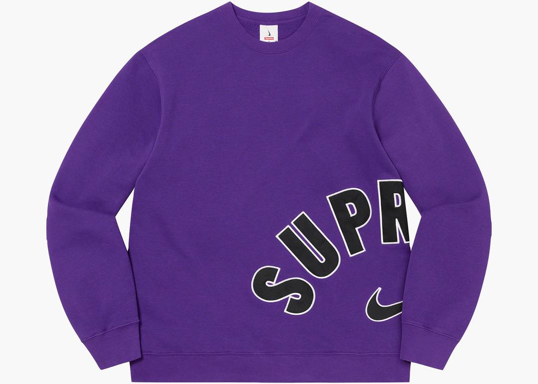 Supreme Nike Arc Crewneck Purple | Hype Clothinga