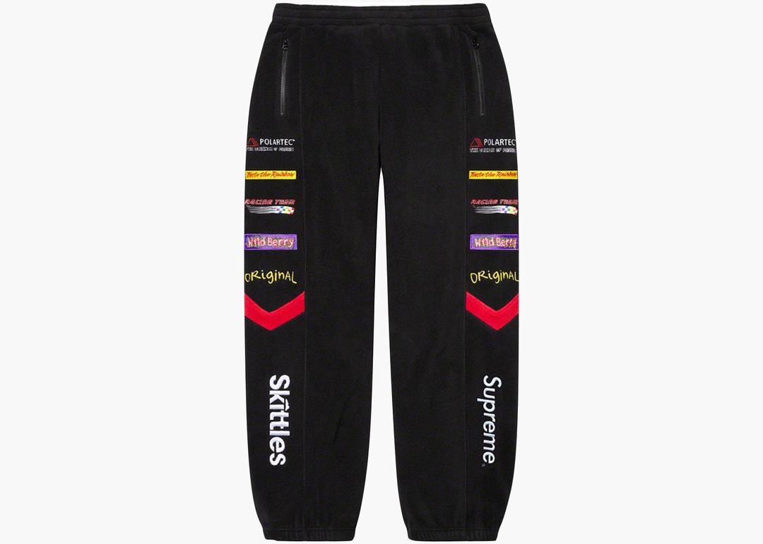 ラッピング対象外 黒 Supreme Skittles Polartec Jacket pant - 通販