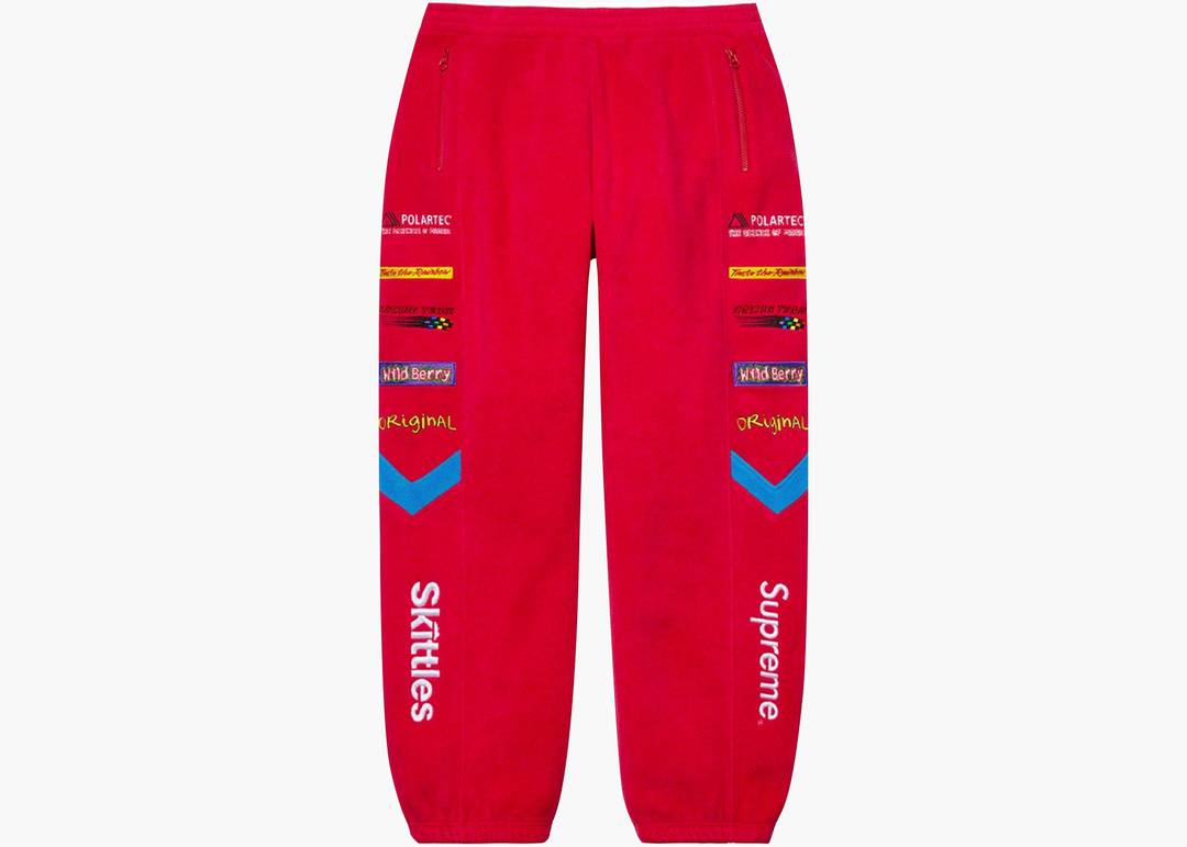 Supreme Skittles Polartec Jacket Red