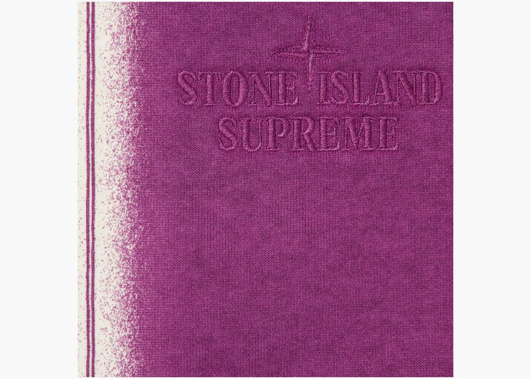 Supreme Stone Island Stripe Sweatpant Purple | Hype Clothinga