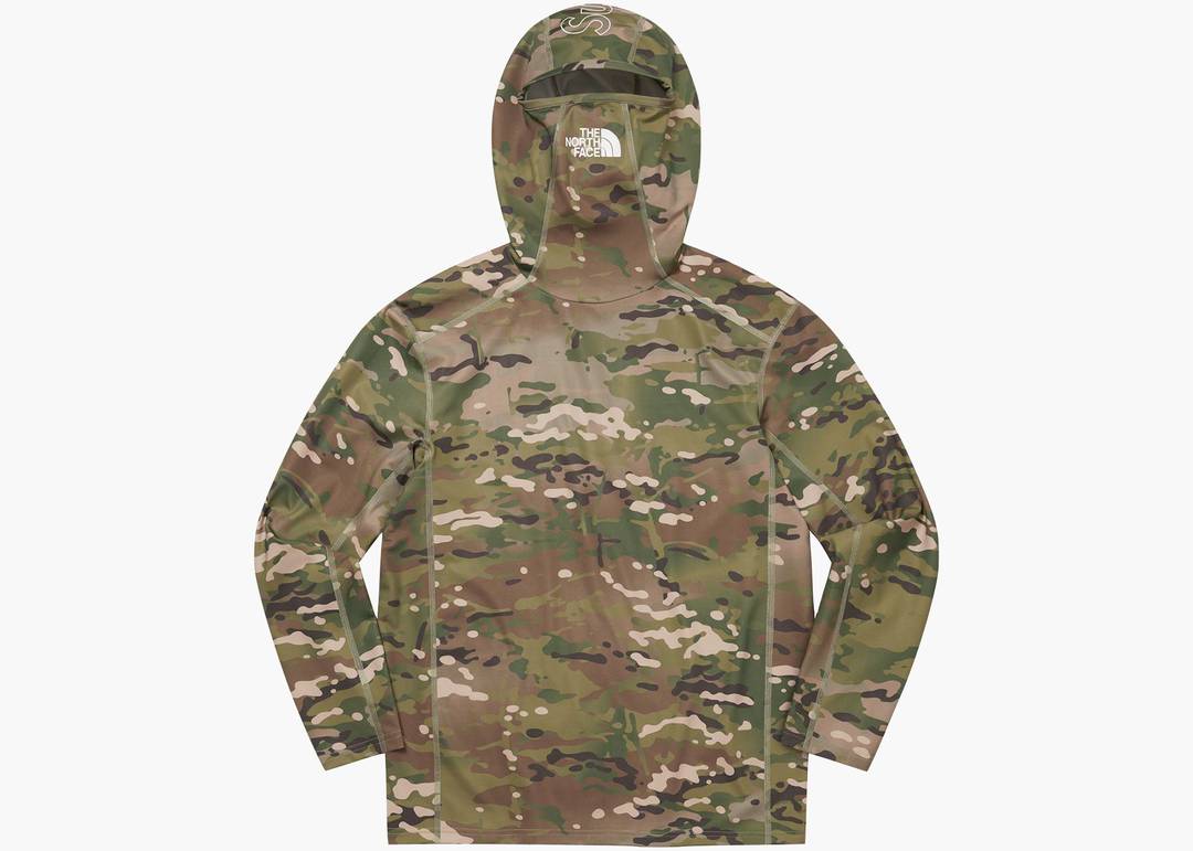 Supreme The North Face Base Layer L/S Top Multi Camo | Hype