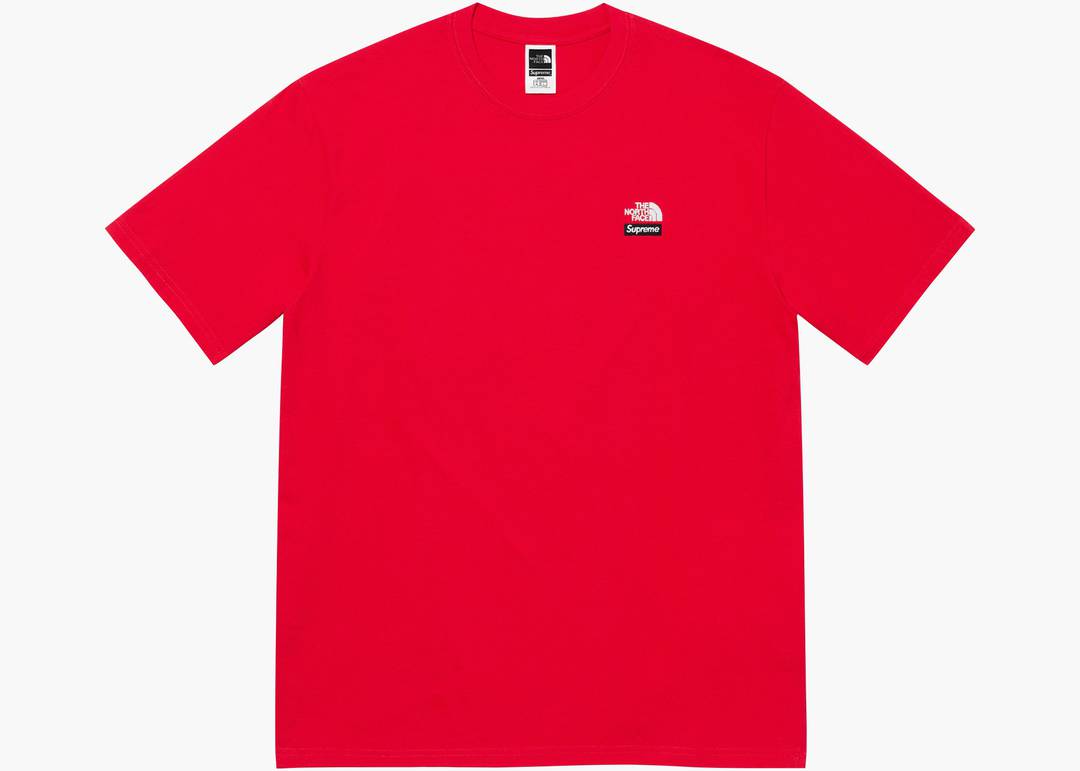 Supreme The North Face Bandana Tee Red | Hype Clothinga