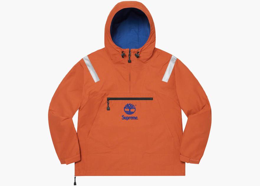 Supreme/Timberland Reflective Taping Anorak Rust