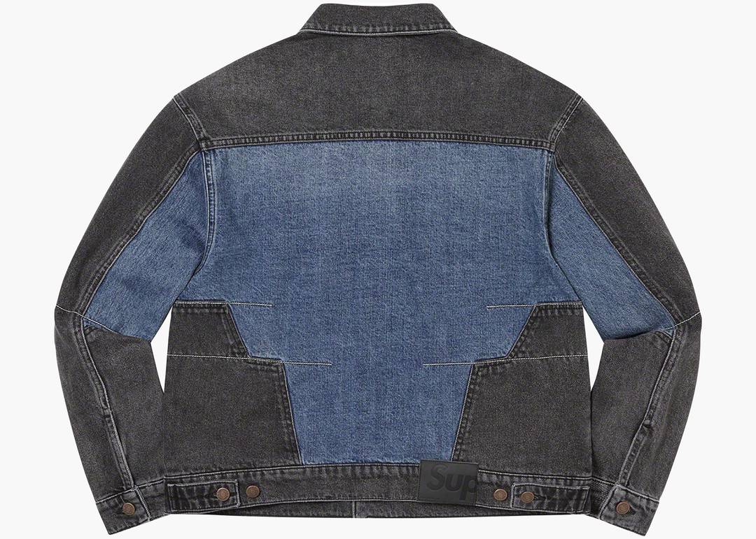 2-Tone Paneled Denim Jacket - fall winter 2022 - Supreme