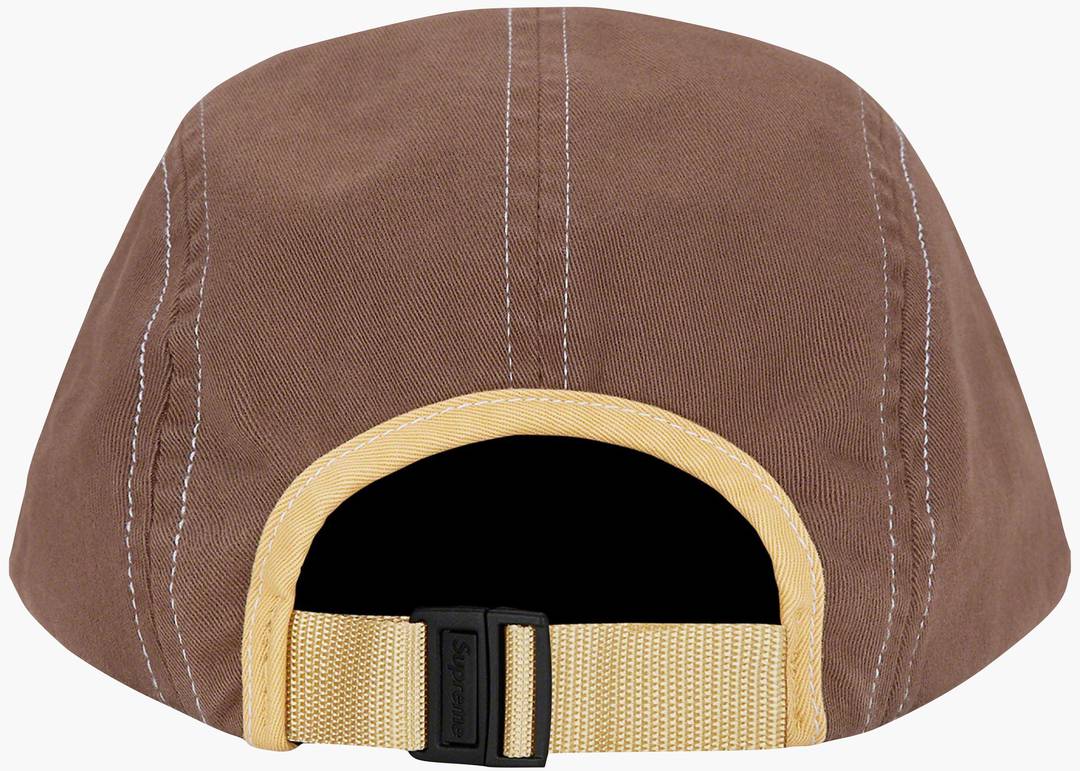 Supreme 2-Tone Twill Camp Cap Brown | Hype Clothinga