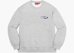 Supreme 212 Crewneck Heather Grey | Hype Clothinga