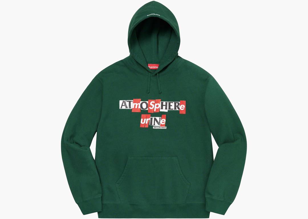 Supreme Antihero Hooded Sweatshirt Dark Green | Hype Clothinga