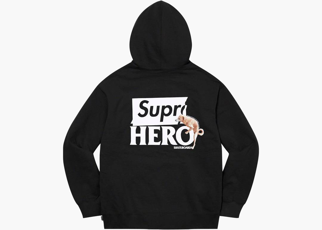 Supreme ANTIHERO Hooded Sweatshirt (SS22) Black | Hype Clothinga
