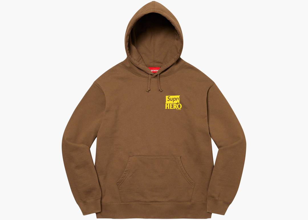 Supreme ANTIHERO Hooded Sweatshirt (SS22) Brown | Hype Clothinga