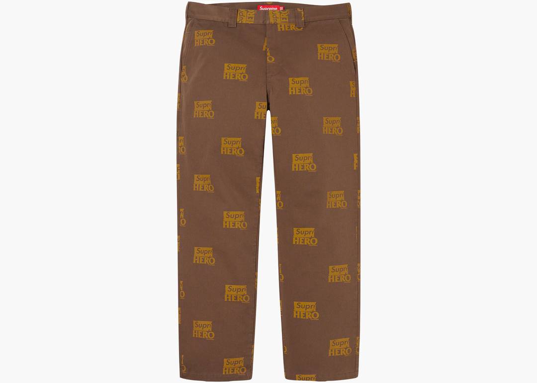 Supreme ANTIHERO Work Pant Brown | Hype Clothinga