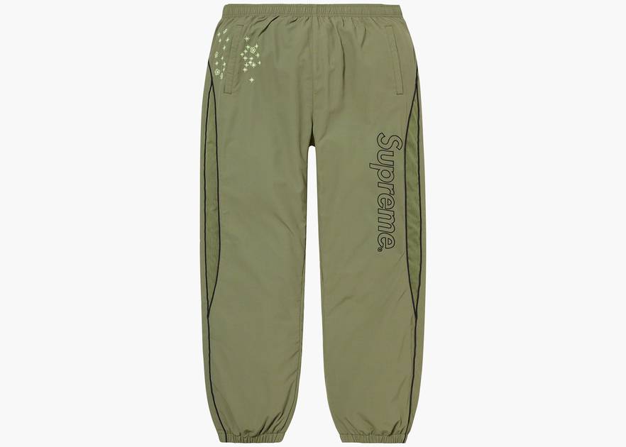 Supreme AOI Glow-in-the-Dark Track Pant Olive | Hype Clothinga