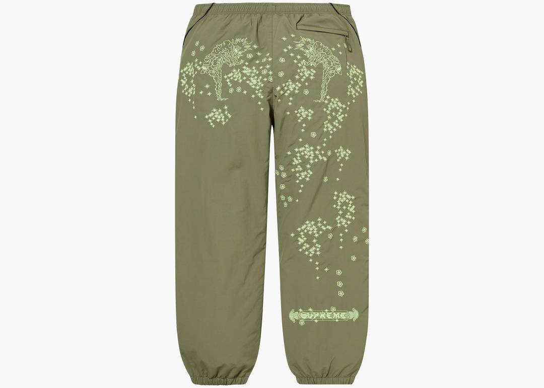 Supreme AOI Glow-in-the-Dark Track Pant Black Men's - SS22 - GB