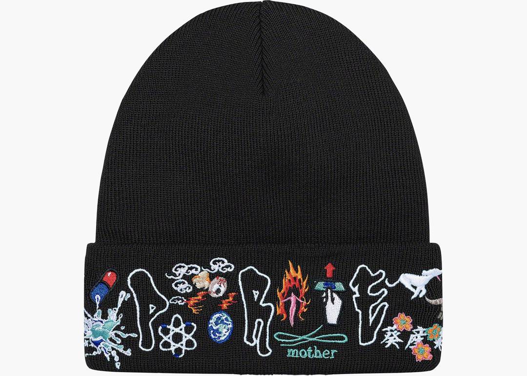 Supreme AOI Icons Beanie Black | Hype Clothinga