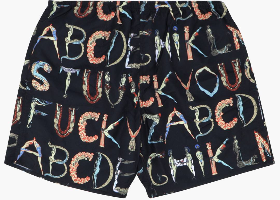 Supreme Alphabet Water Short Black | Hype Clothinga Supreme Alphabet Water Short Black | Hype Clothinga