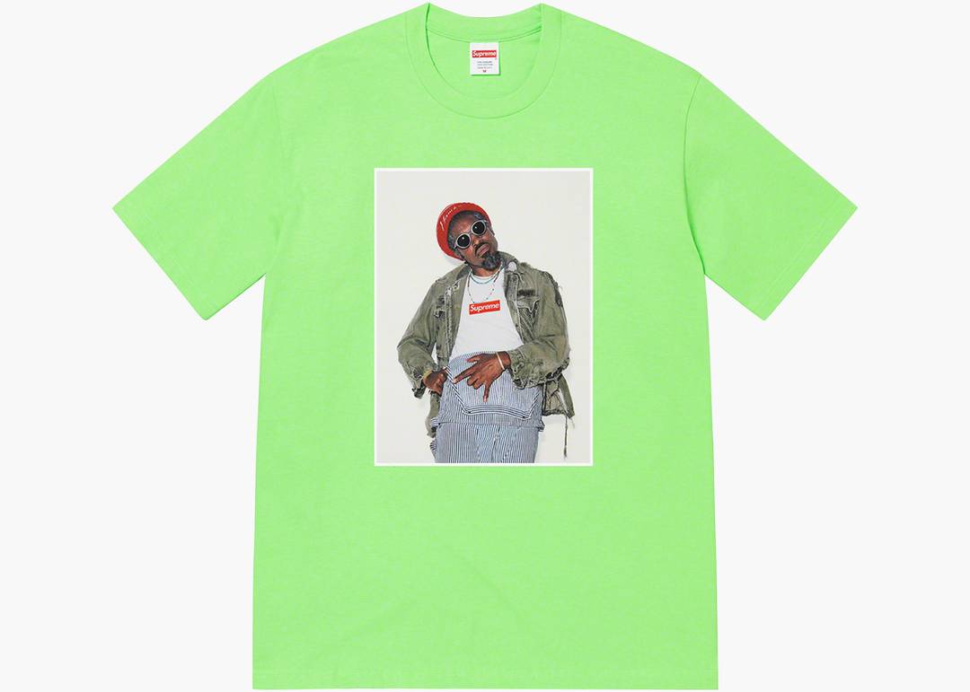 Supreme André 3000 Tee Lime | Hype Clothinga