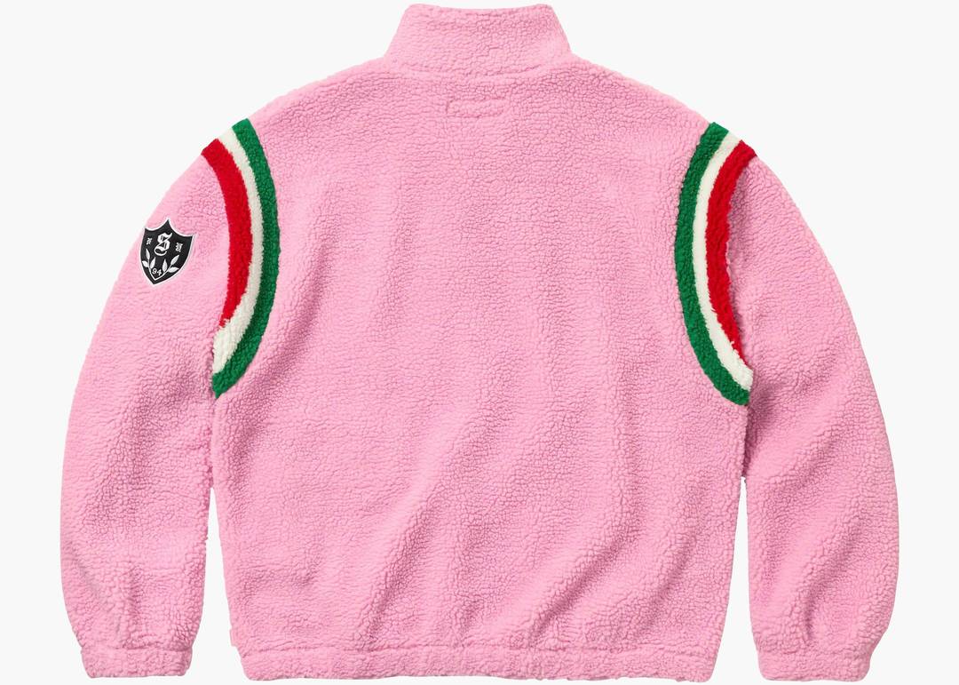 Supreme Arc Half Zip Fleece Pullover Pink | Hype Clothinga