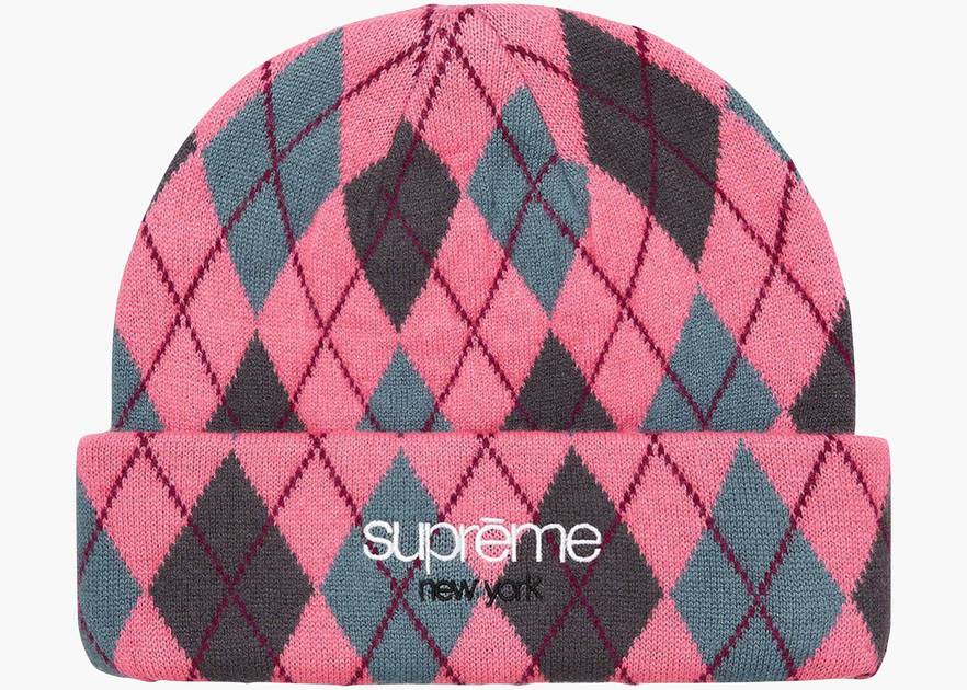 シュプリーム Supreme Argyle Cashmere Beanie - ニットキャップ