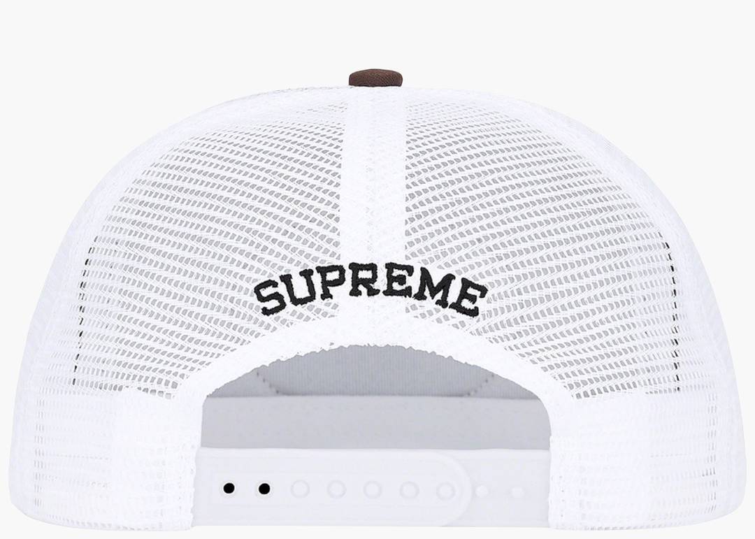 Supreme Authorized Mesh Back 5-Panel Brown | Hype Clothinga