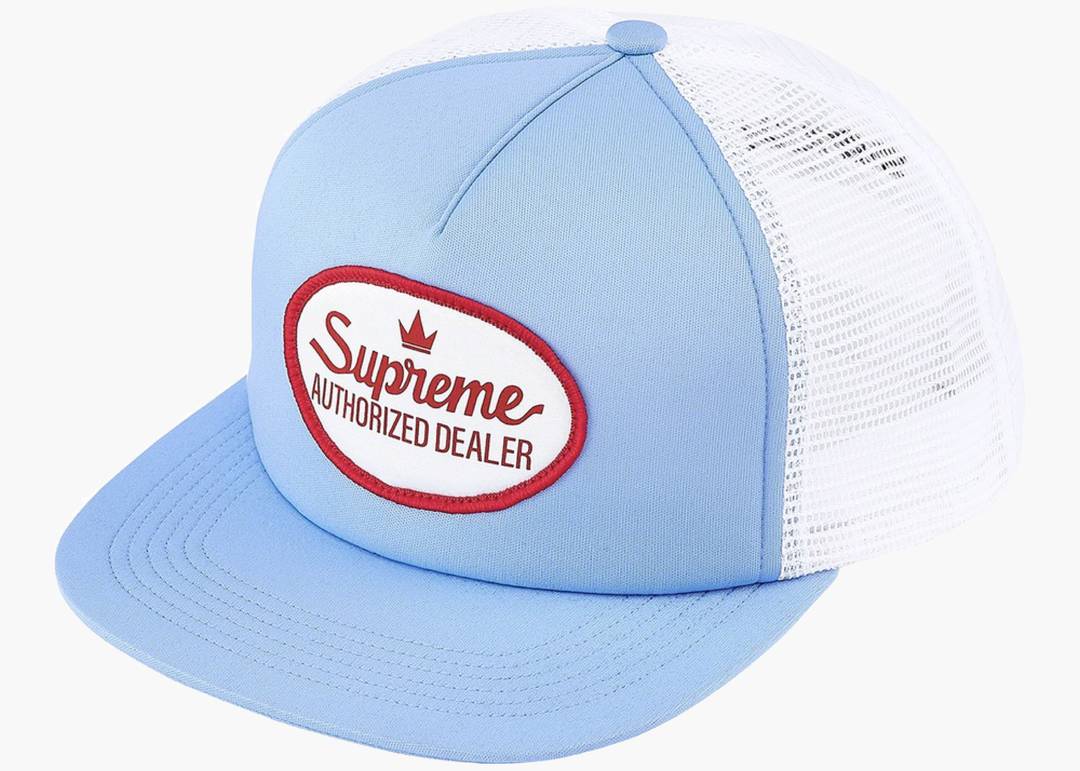 Supreme Authorized Mesh Back 5-Panel Light Blue | Hype Clothinga