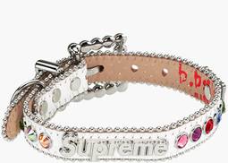 Supreme B.B. Simon Studded Dog Collar White | Hype Clothinga Supreme B.B. Simon Studded Dog Collar White | Hype Clothinga
