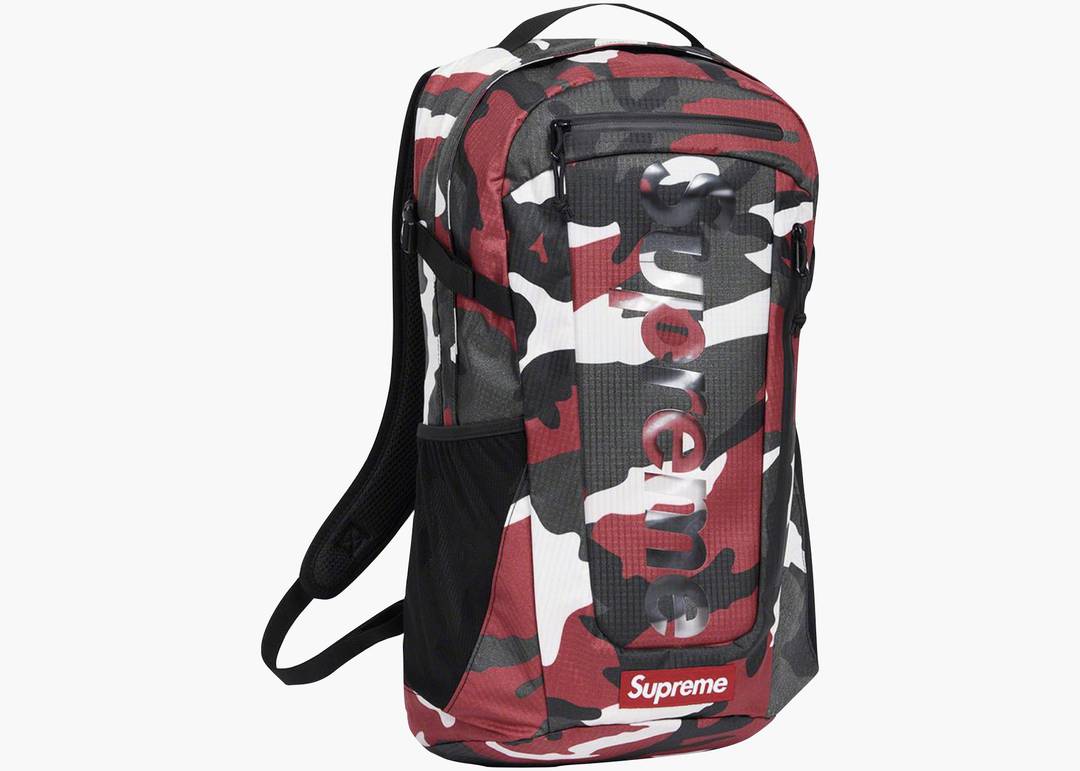 Supreme Backpack Red Camo
