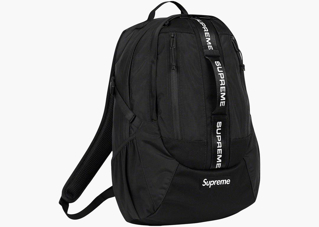 Supreme Backpack FW Black   Hype Clothinga