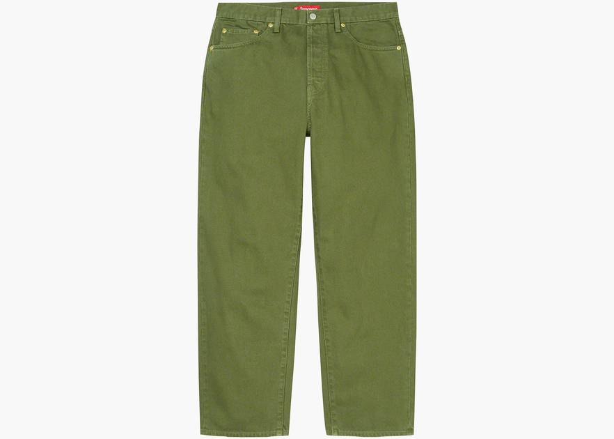 Supreme Baggy Jean (FW22) Green | Hype Clothinga