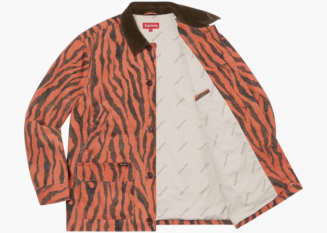 Supreme Barn Coat Tiger Stripe