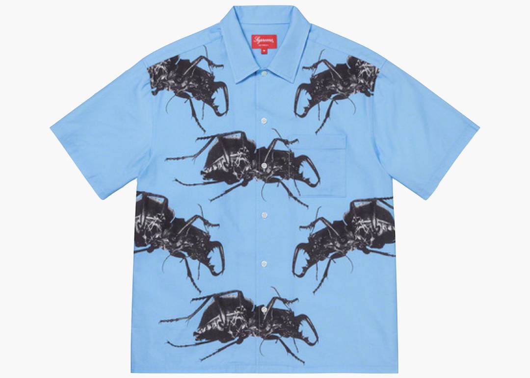 Supreme Beetle S/S Shirt Blue | Hype Clothinga