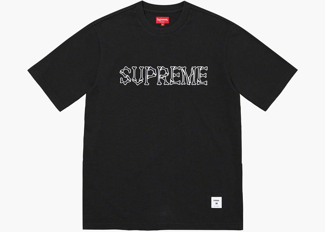 Supreme Bones S/S Top Black | Hype Clothinga