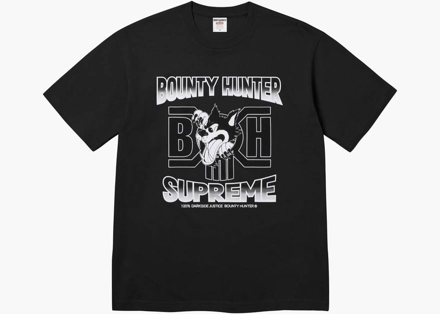 Supreme Bounty Hunter Wolf Tee Black | Hype Clothinga